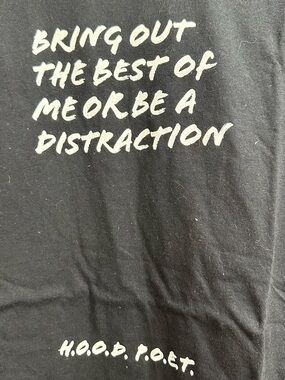 NWOT Polo G Quote Gildan Short Sleeve Black Cotton Tee